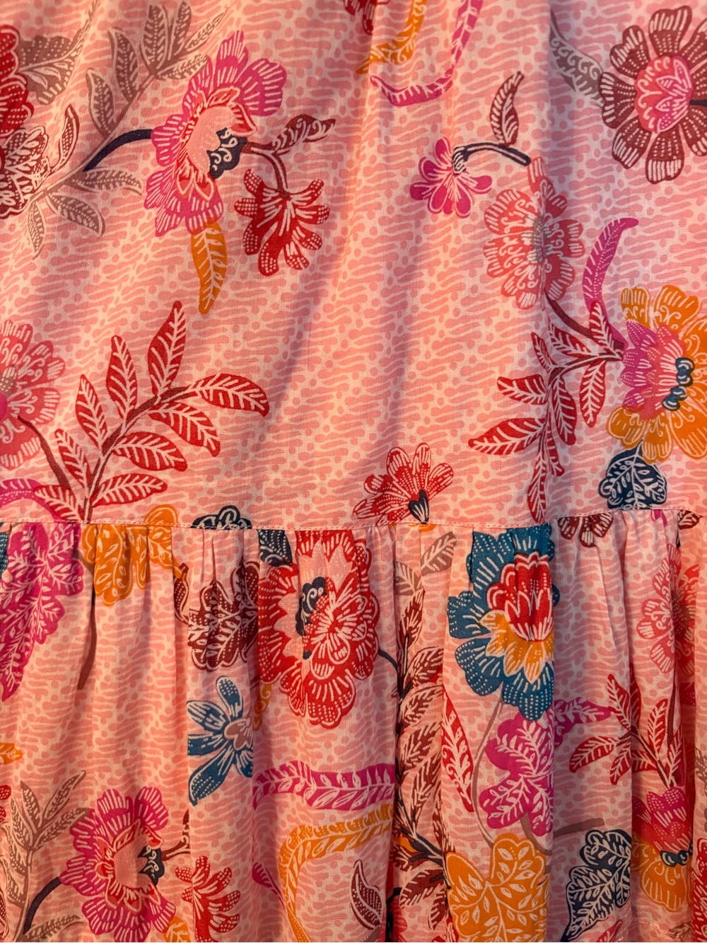 Molly Bracken Pink Alba Floral Tiered Maxi Dress - Picture 14 of 15